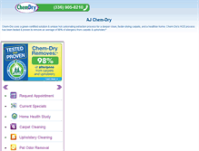 Tablet Screenshot of ajchemdry.com
